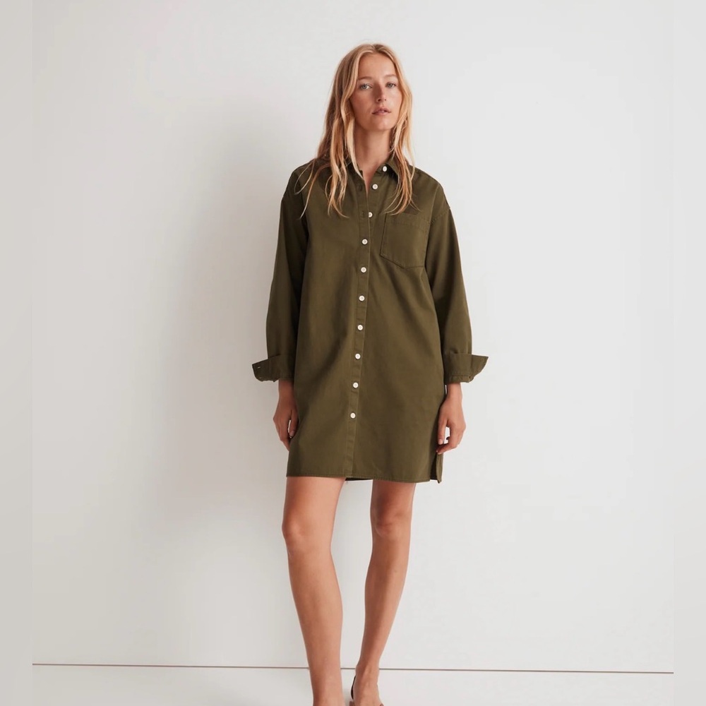 Chino Mini ShirtDress